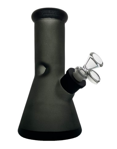 Frostbite  Glass  Beaker  Bong    Black